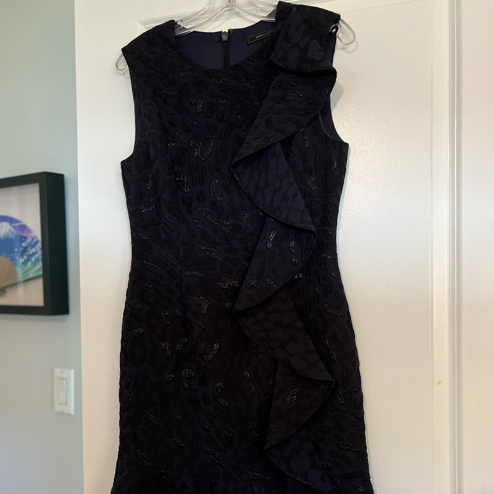 BCBG MAX AZRIA Navy Cocktail Dress